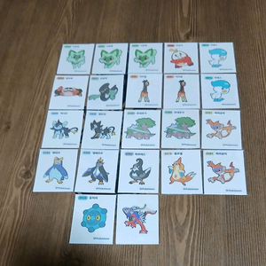 무료배송 포켓몬띠부씰 1개 선택 포켓몬 3세대 4세대 9세대 띠부씰