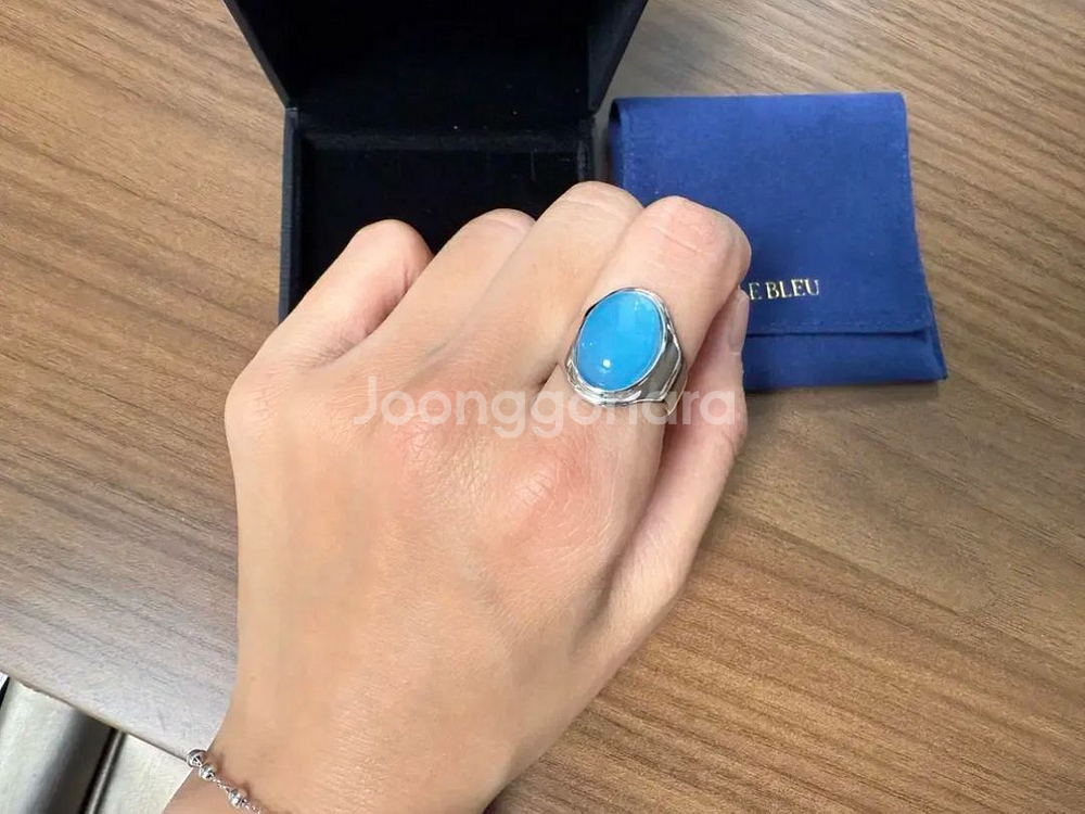 르블루 lebleu 칼세도니아 반지--1