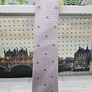 버버리 넥타이 실크 퍼플 YB28