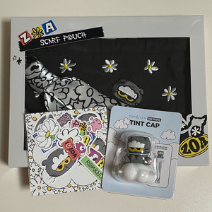롬앤 지디 조앤프렌즈 파우치, 틴뚜캡, 스티커 일괄