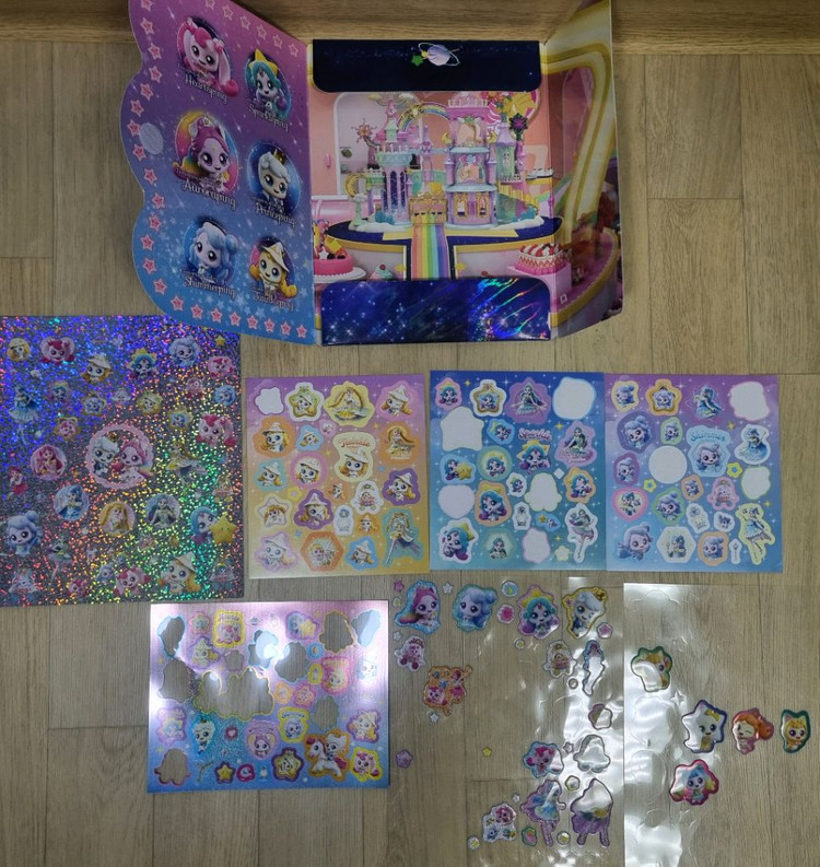 (거의새거)반짝반짝 티니핑 동화책(1-4권 세트)[+티니핑 스티커북세트]--7