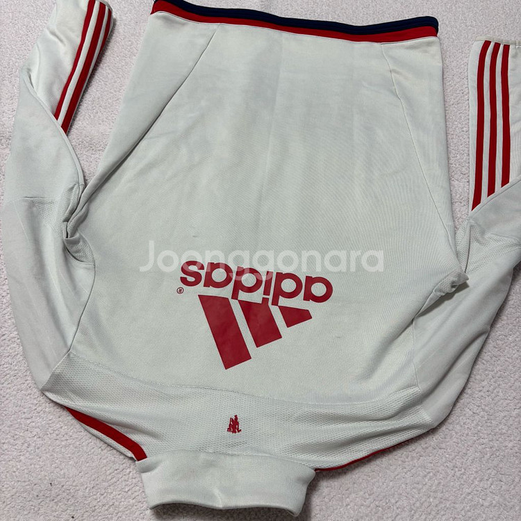 아디다스 맨체스터유나이티드 유니폼 긴팔티 저지 흰색--5