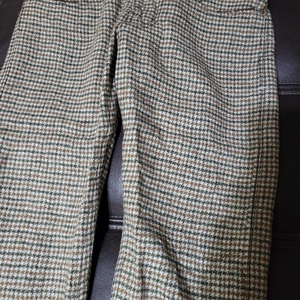 00s 재팬리바이스 블랙라벨(블랙스타) 하운즈투스 트위드 팬츠 32사이즈(거의새상품과 유사한상태) 디스코 펑크