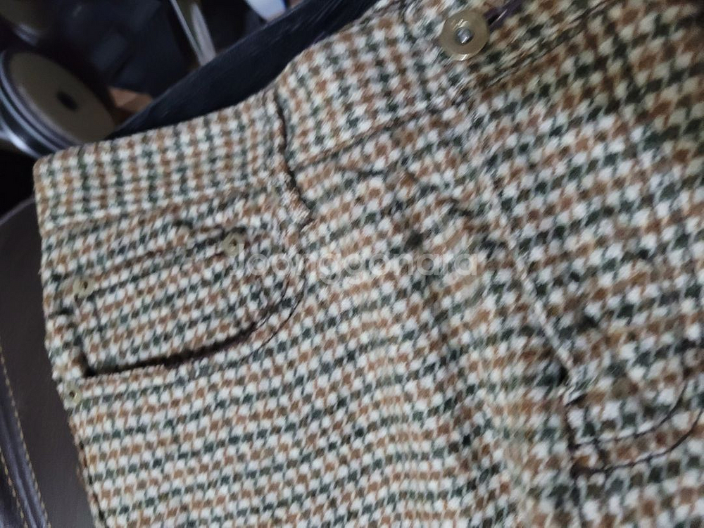 00s 재팬리바이스 블랙라벨(블랙스타) 하운즈투스 트위드 팬츠 32사이즈(거의새상품과 유사한상태) 디스코 펑크--2