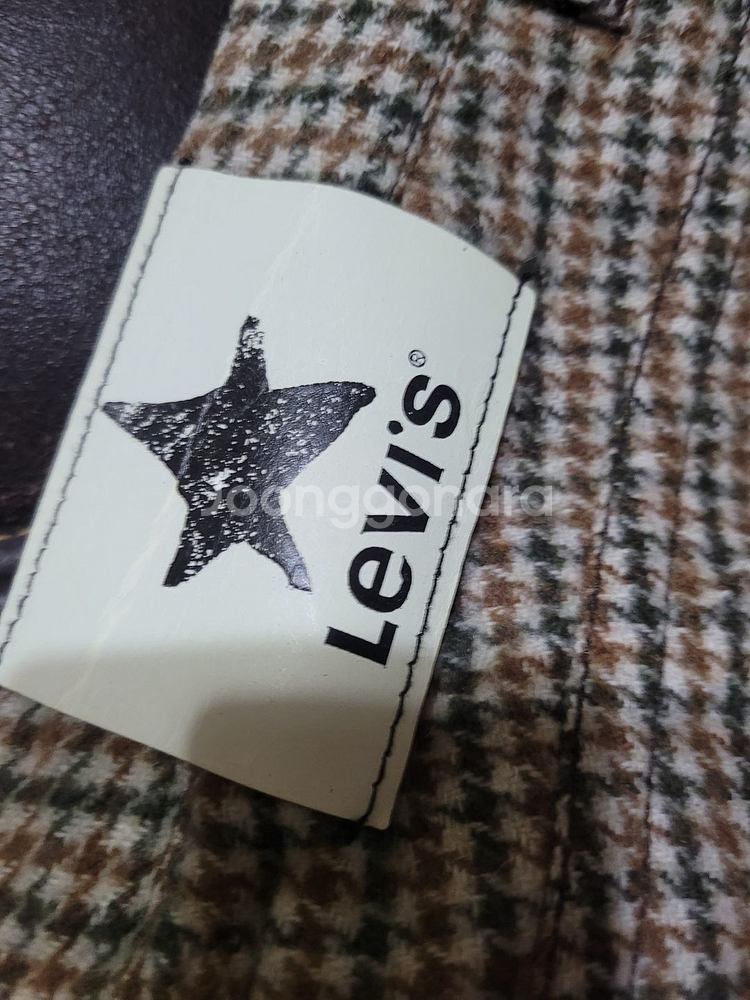 00s 재팬리바이스 블랙라벨(블랙스타) 하운즈투스 트위드 팬츠 32사이즈(거의새상품과 유사한상태) 디스코 펑크--6