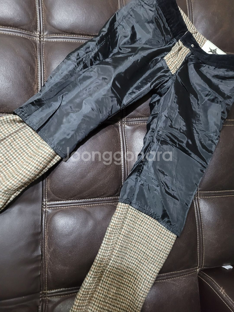 00s 재팬리바이스 블랙라벨(블랙스타) 하운즈투스 트위드 팬츠 32사이즈(거의새상품과 유사한상태) 디스코 펑크--9