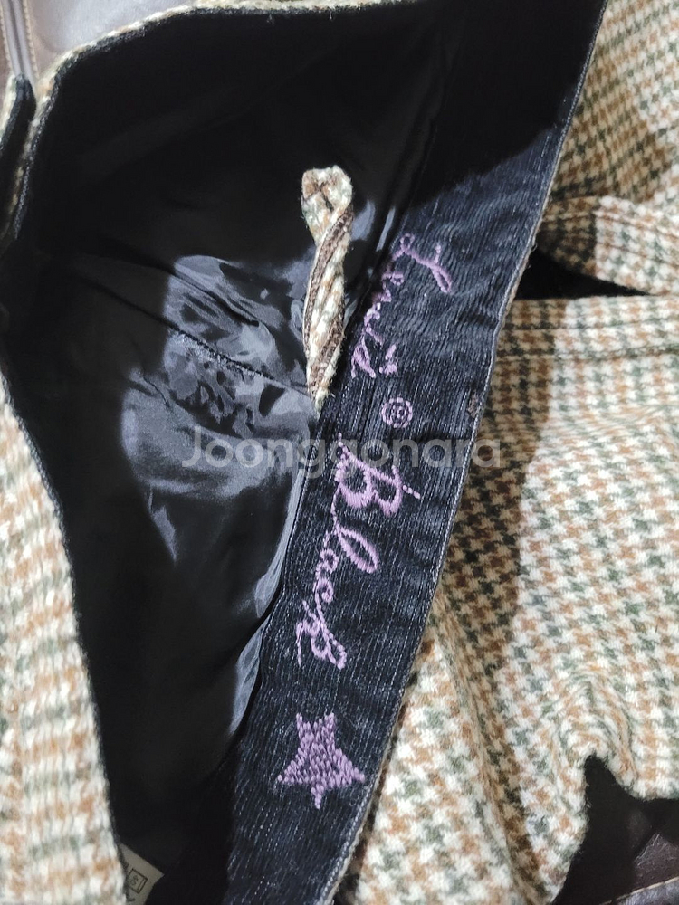 00s 재팬리바이스 블랙라벨(블랙스타) 하운즈투스 트위드 팬츠 32사이즈(거의새상품과 유사한상태) 디스코 펑크--7
