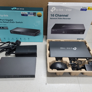 티피링크 TP-LINK CCTV VIGI 16채널 NVR 6TB C220I 카메라 PoE 스위치 허브 셋트