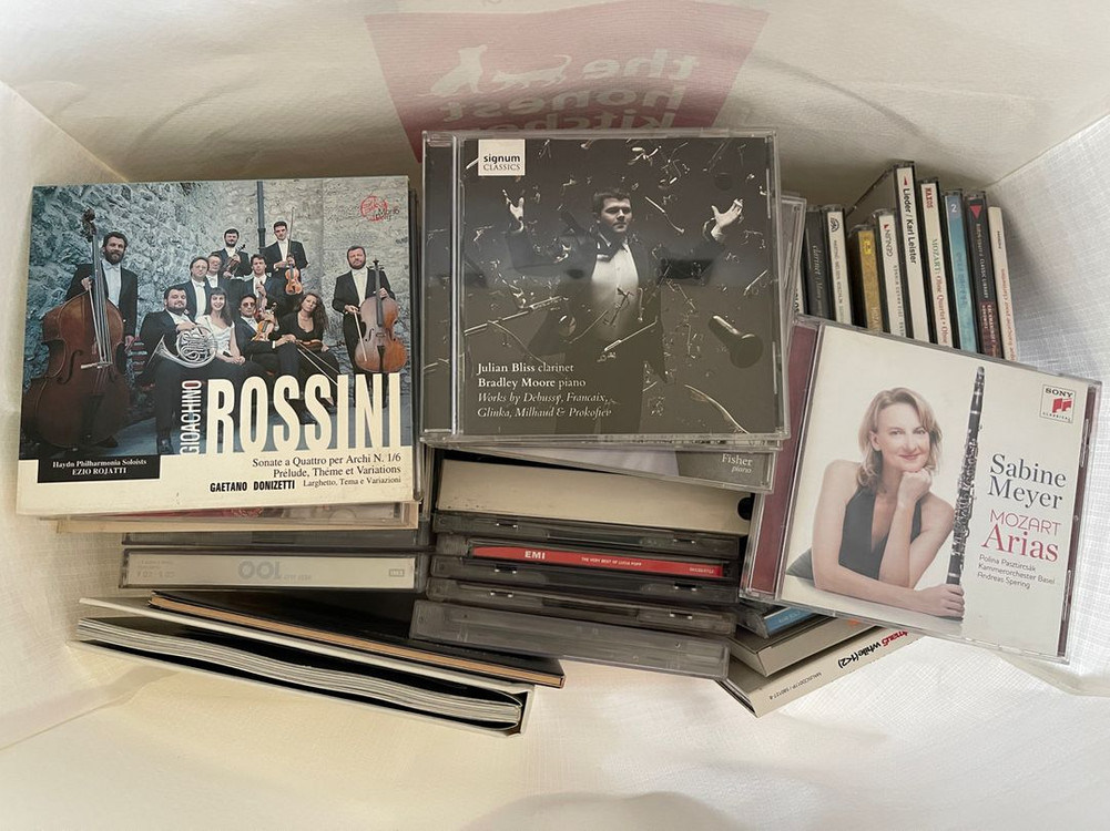 JVC EX-A10 우드콘 오디오 시스템 + 클래식 CD 컬렉션 이미지