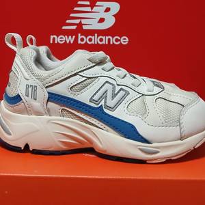 뉴발란스키즈878 175운동화 화이트블루.거의새거