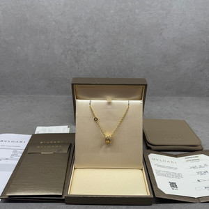 불가리 비제로원 락 목걸이 세라믹 로즈골드