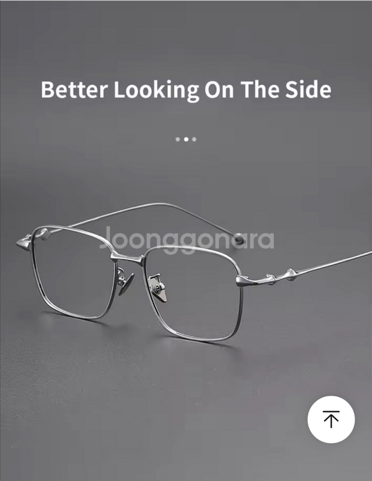 새상품 젠틀몬스터 아바 실버 티타늄 젠몬 Abba--0