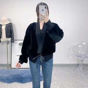 수입 양가죽 시어링 리버시블 무스탕 코트 점퍼