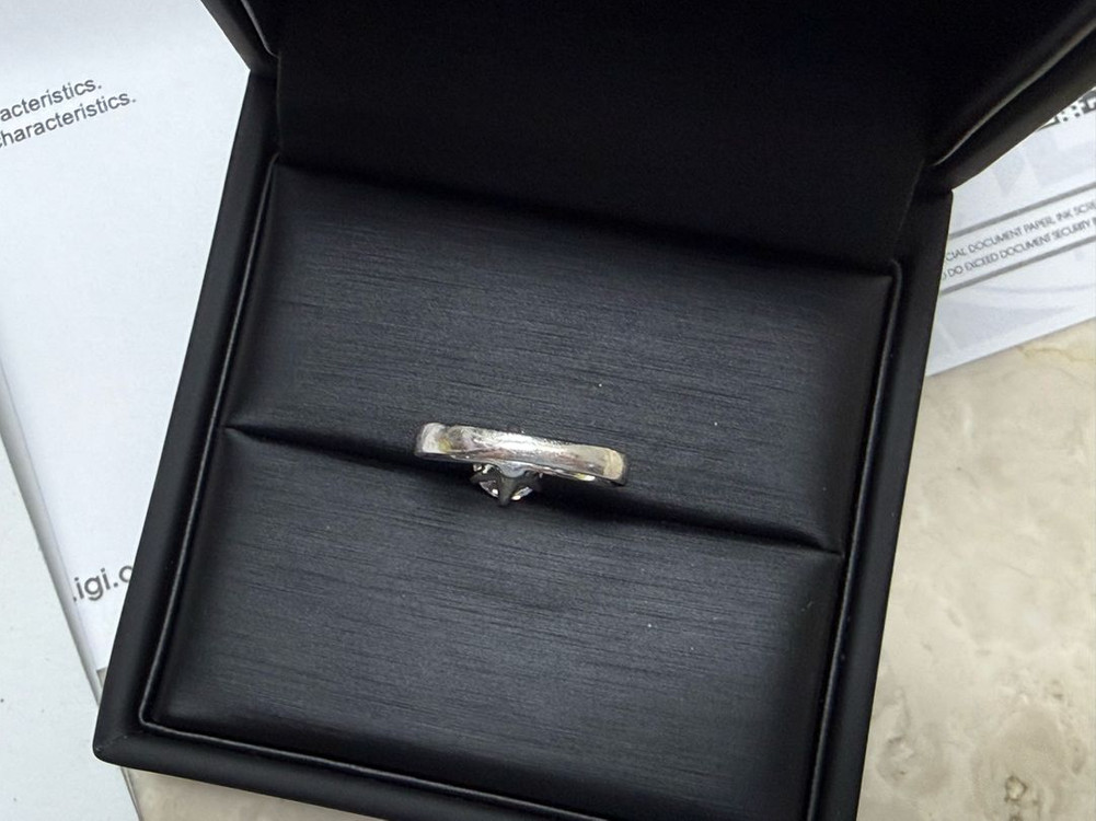 어니스트서울 랩다이아 1캐럿 반지 10호 14k--5