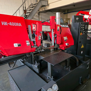 중고아마다(amada)각도절단밴드쏘,H빔,형강,파이프,톱기계