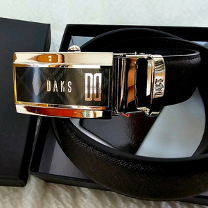 닥스) 사선체크 자동벨트.