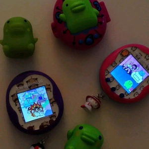 다마고치 유니 핑크 농담곰 커스텀