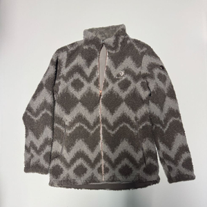 여성 블랙야크 패턴 플리스 후리스 자켓