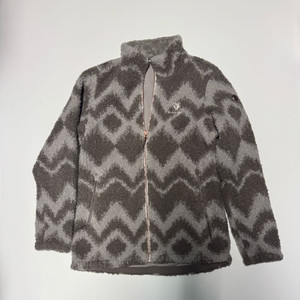 여성 블랙야크 패턴 플리스 후리스 자켓