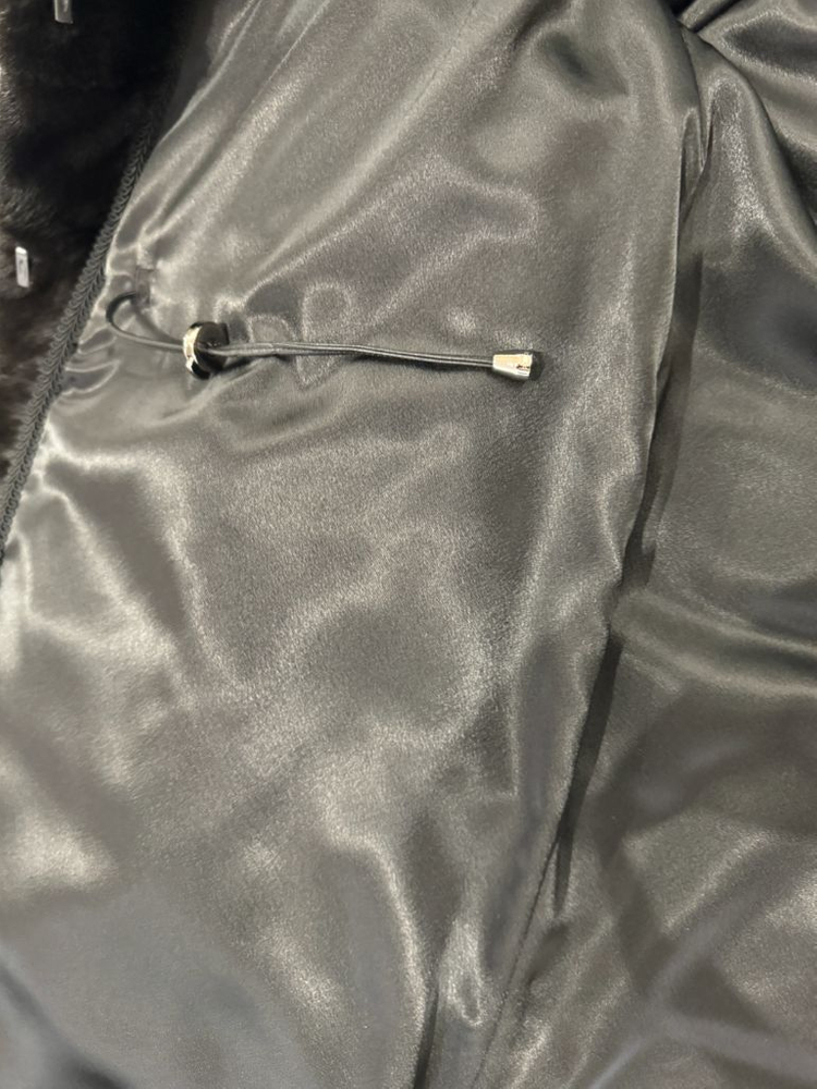 동우모피 롱 밍크코트 블랙그래마 최최최최상상품--5