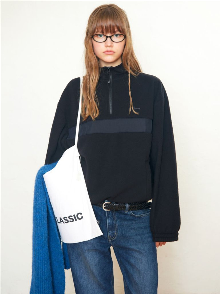 로우클래식 플리스 집업--1