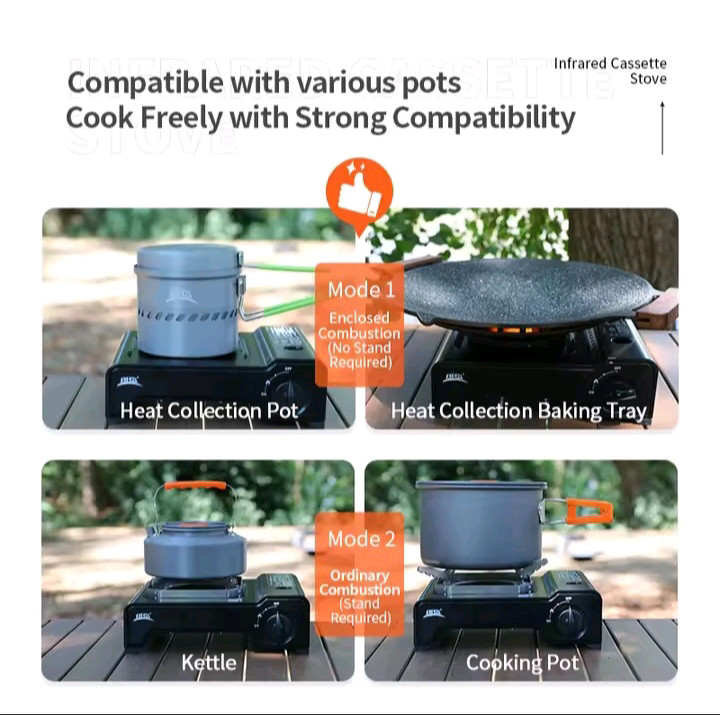 [새제품]신형적외선버너 캠핑버너 캠핑가스스토브--6