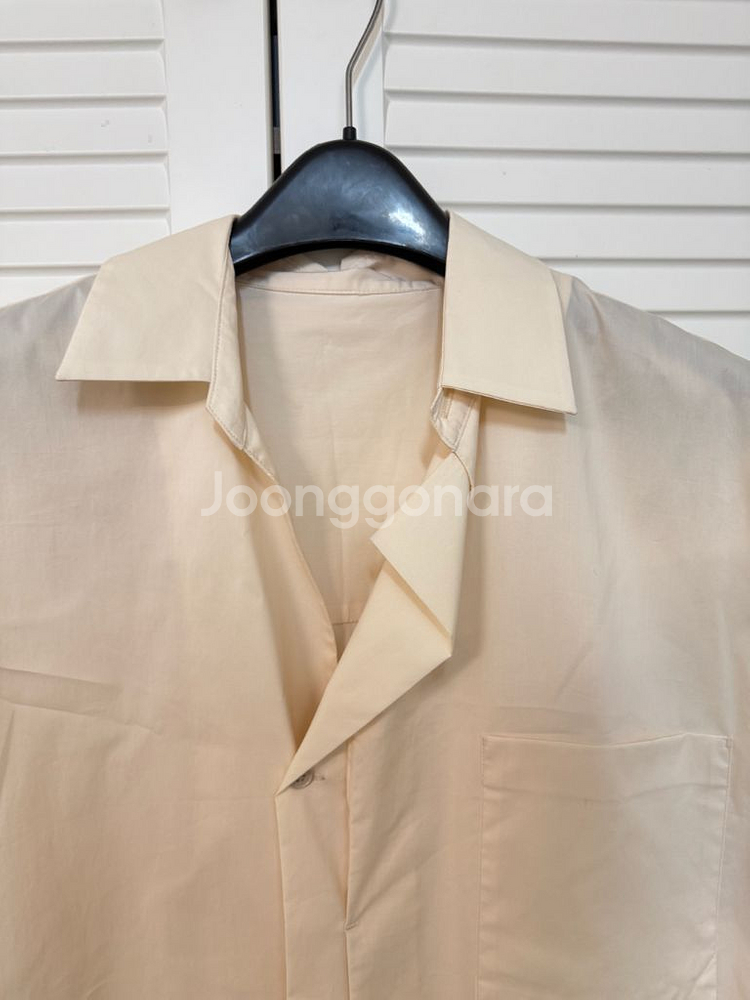 [새상품] 시스템옴므 루즈핏 반팔 셔츠 샘플--1