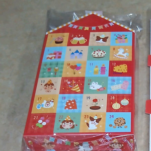무료배송 어드벤트 캘린더 1개 디데이 생일 기념일 성탄절 새해 굿럭 선물상자