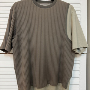 [새상품] 시스템옴므 레이어드 스타일 반팔티 샘플