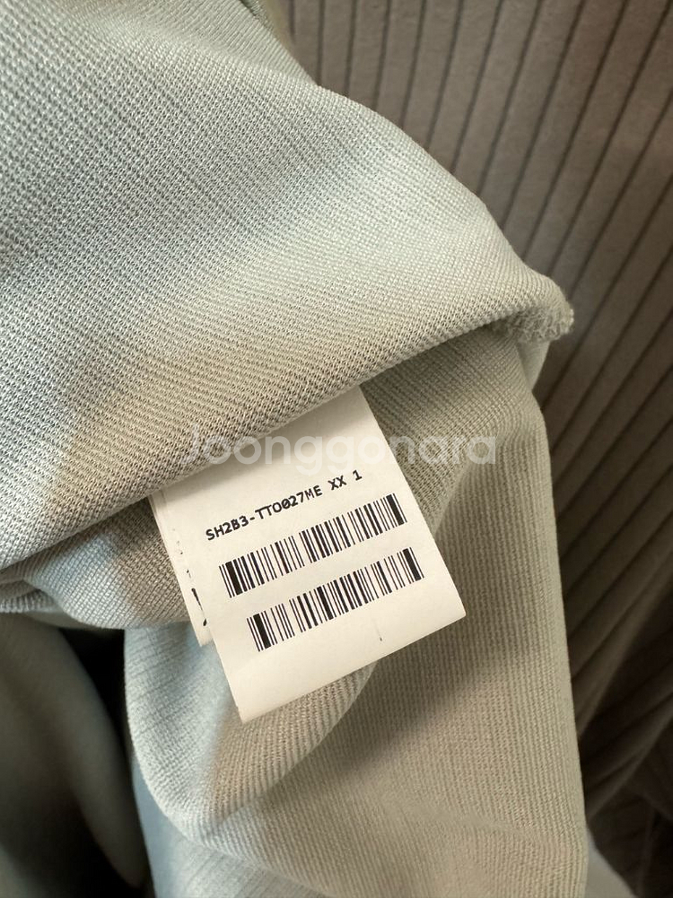 [새상품] 시스템옴므 레이어드 스타일 반팔티 샘플--3