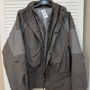 [새상품] 시스템옴므 레이어드 패딩 재킷 샘플