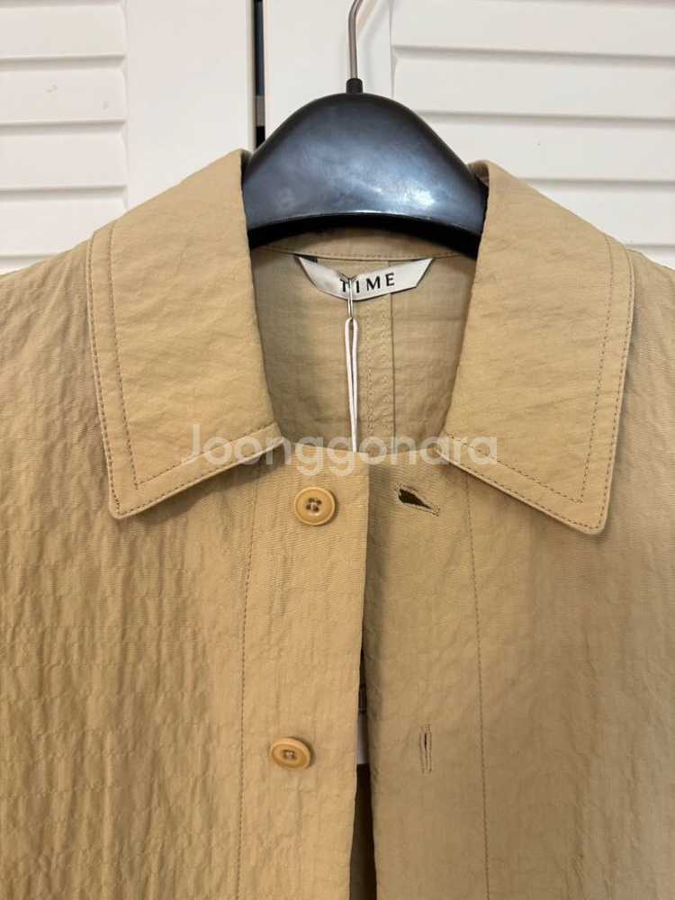 [새상품] 타임옴므 오버핏 카라 아우터 95사이즈--1