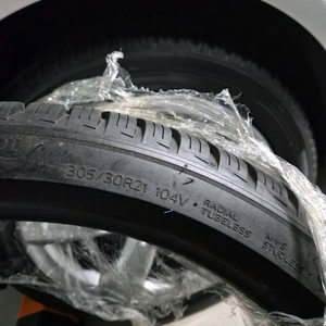 타이칸 21in 윈터 카본파이버 타이어