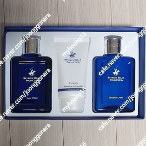 남성화장품 비버리힐스 폴로클럽 블루옴므 기초3종 세트(유통기한 2028.04.02) 팝니다.​ (1만9천원)