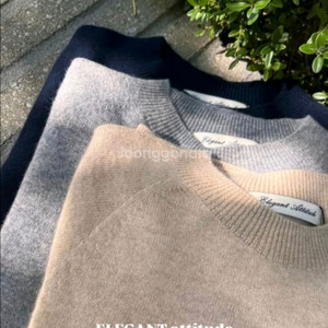 새상품) 엘레강스초이 캐시미어 네이비