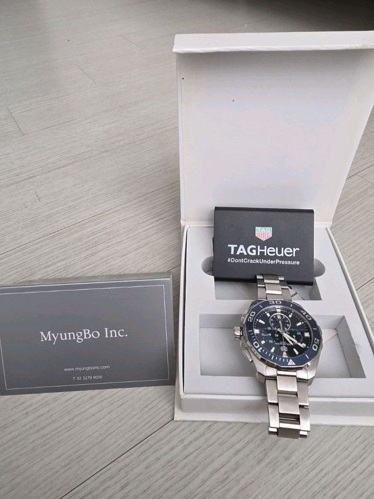 태그호이어 아쿠아레이서 300 오토 43mm 이미지