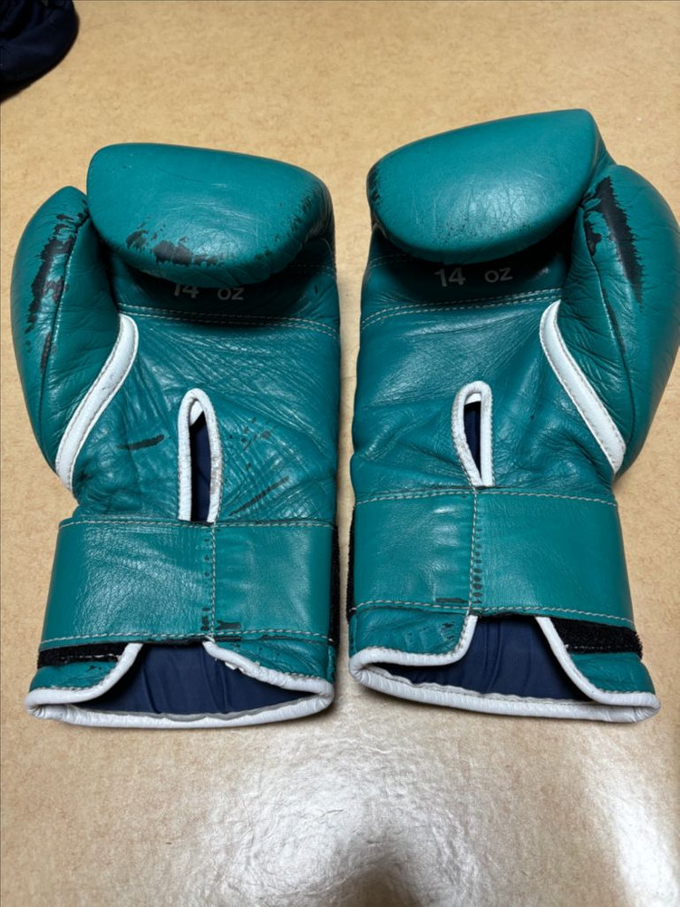 위닝 복싱글러브 14온스 그린--2