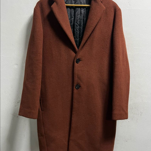 95-100 라퍼지스토어 누빔 루즈핏 롱코트