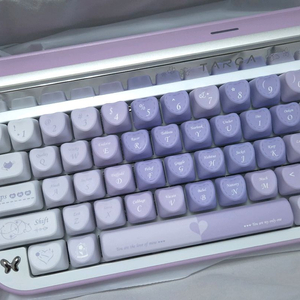 Targa65 알루미늄 커스텀 키보드 폼떡 하트 키캡