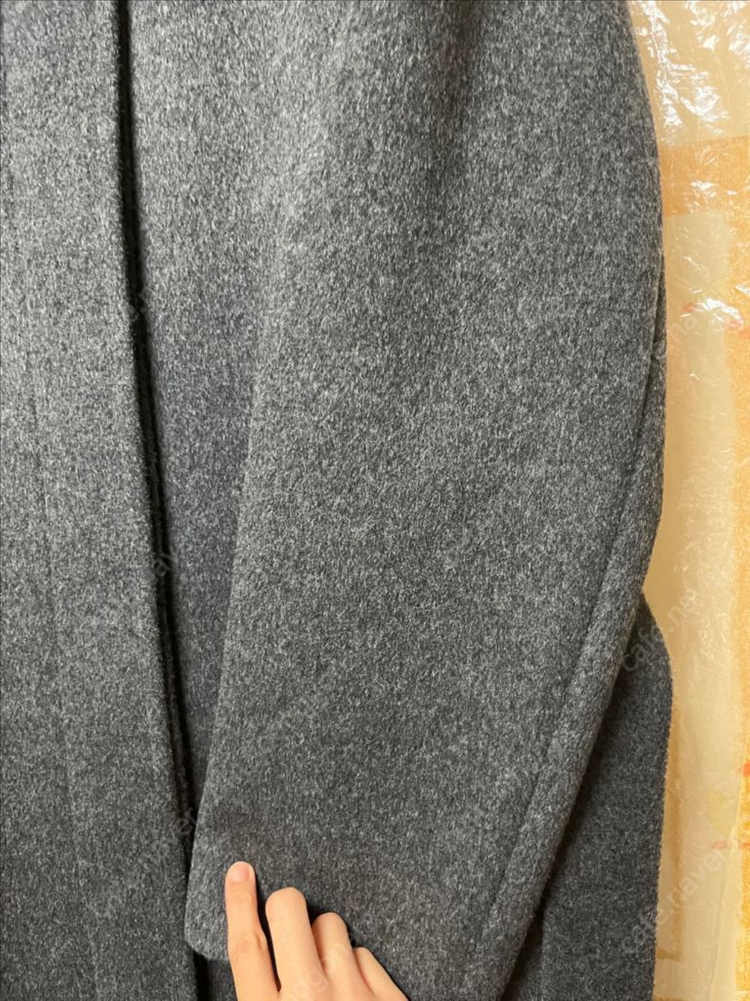 게드 히든 버튼 캐시미어 코트 새상품--8