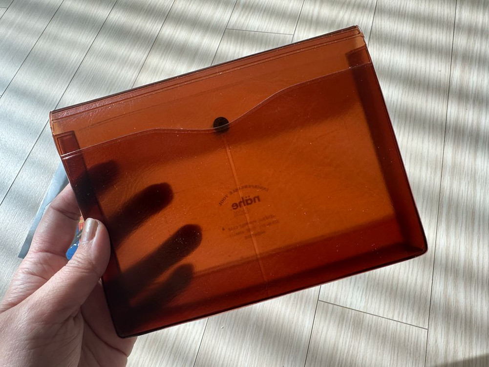 트래블러스 커버 패스포트사이즈 카멜 케이스일괄--8