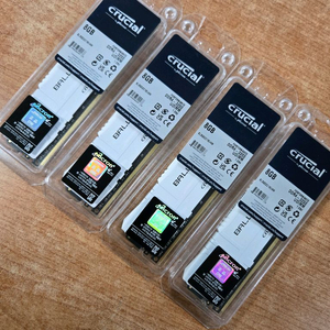 Crucial Ballistix DDR4 8GB 3200MHz 화이트 대원 정품 미개봉 새제품
