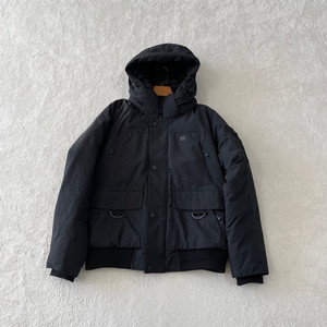 M 코오롱 신형 보머 숏다운 구스 패딩 남성 95