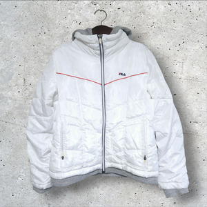 휠라 이중 후드 푸퍼 패딩 (95/M)