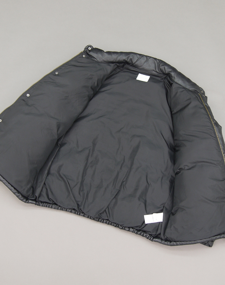 FREAKS STORE 23's 프릭스스토어 에코레더 푸퍼파카L 105~110 빔즈 유나이티드애로우즈 가죽패딩 자 이미지