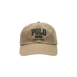 [새상품] 폴로 X 카시나 볼캡 미디엄 베이지