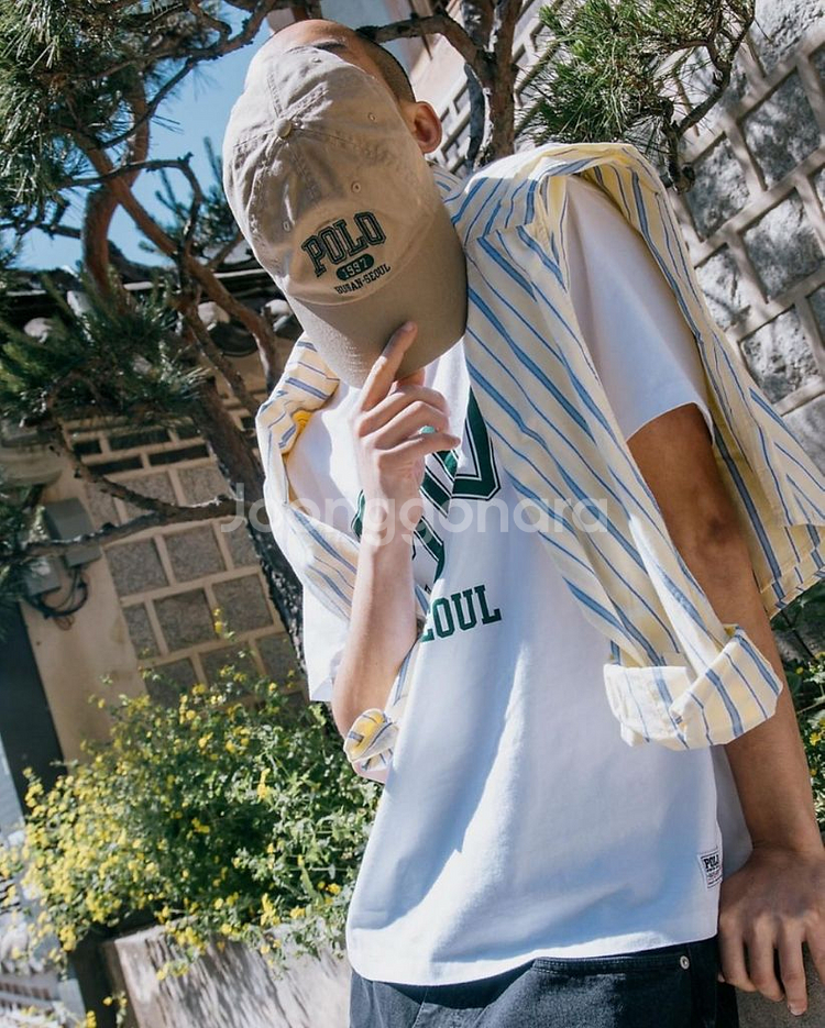 [새상품] 폴로 X 카시나 볼캡 미디엄 베이지--3