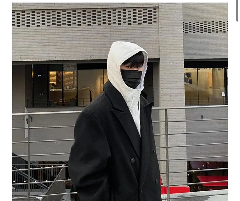 새상품)레이어드 패딩 조끼 베스트 크롭 후드 유니섹스 이미지