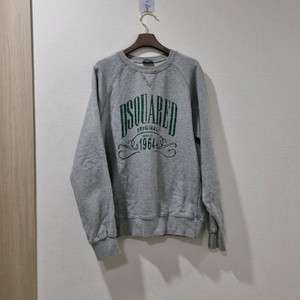 디스퀘어드2 그레이 맨투맨 티셔츠