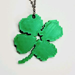 네잎클로버 스타 8비트 키링 키체인